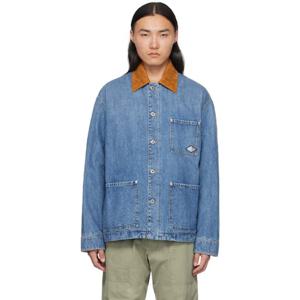 Bottega Veneta 청자켓 블루 빈티지 데님 재킷 251798M177000