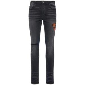 아미리 빈티지 패치 스키니 스트레치 데님 진 81I-WUE017