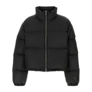 베트멍 블랙 지퍼 클로저 패딩 재킷 VL22PU300B BLACK