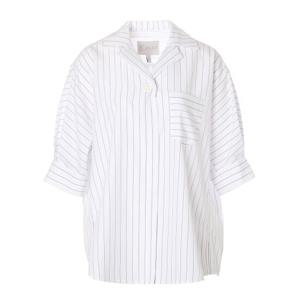 [펠리체조수니]스트라이프 포켓 블라우스 (FMMB209)