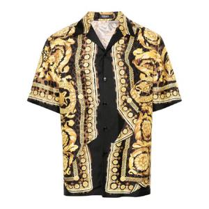 25 FW 베르사체 와일드 바로코 실크 셔츠 10039261A11896 TP432234306