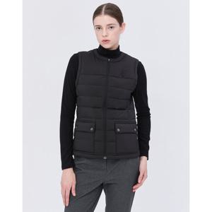 헤지스 골프 여성 24FW 스테디셀러포켓 포인트 퀼팅 다운 베스트 (BLACK) WWJU4D701BK