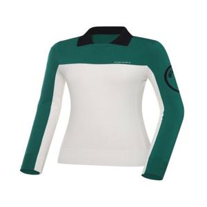 [와이드앵글]CO 컬러 블록 폴로 스웨터 LWWU23K14