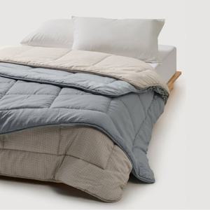 [JAJU/자주] 체크 피치스킨 차렵이불 SS 라이트그레이