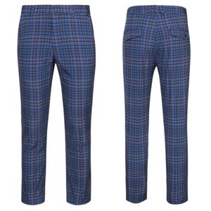 [파파브로] 남성 FW 슬림핏 노턱 체크 골프바지 LO-PTAG-D604