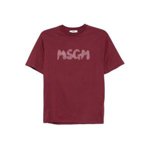 키즈 엠에스지엠 폴로 셔츠 F5MSJUTH011 MS034 Bordeaux