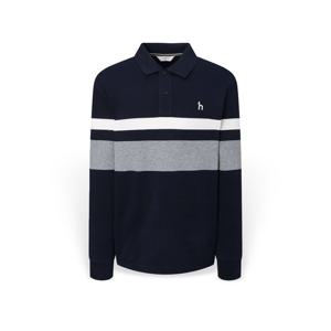 [헤지스] 남성 컬러블럭 카라 긴팔티셔츠 HZTS5D532N2