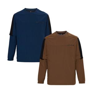 [와이드앵글] 남성 CO 소매탈착 우븐 라운드 윈드셔츠 M_WMU25252