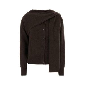 살바토레 페라가모 가디건 13H149785853 SWECLAMEL Brown