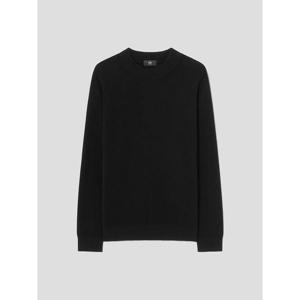 [갤럭시] [GX BLACK] 울 라운드 스웨터 - 블랙 (GA5851O015)