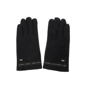 [닥스핸드백] 블랙 울 DAKS로고 스마트폰터치 장갑 DCGV5F100BK