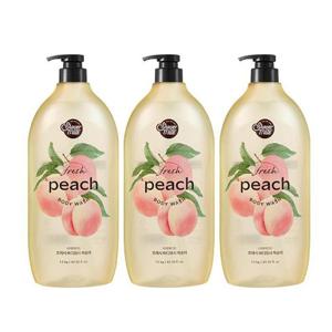 샤워메이트 바디워시 복숭아, 1.2kg, 3개