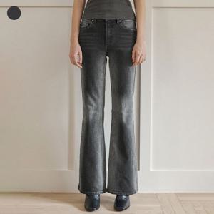 [게스(진)]여성 브러쉬 포인트 블랙 플레어 붓컷(OP3D5317)