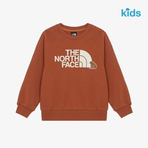 [노스페이스키즈] (NM5MR55T_다크오렌지) 키즈 애니메이트 스 셔츠   NKUS