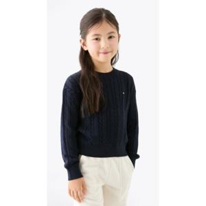 [타미힐피거칠드런] 케이블 스웨터 T42F6WWO090GT1