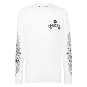 25 FW 필립플레인 크레스트 장식 긴소매 티셔츠 AAECMTK8690PJY002N TP442852334