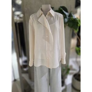 [ZOOC] 폴리 패널 블라우스 (Z253MSC007)