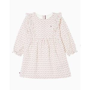 타미힐피거칠드런6  T42F7NDR100GT1 [베이비]코듀로이 플로럴 원피스