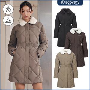 디스커버리 25FW신상 여성 세미오버핏 멜로즈 튜브 다운 롱패딩 DWDJ9I056
