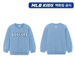 [MLB키즈PG] 스트릿 베이직 로고 테이프 아트웍 기모 맨투맨 (7AMTB1556-07BLM)