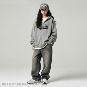 USALL 유솔 HC29 UNI  캠퍼스 후드 집업 ULCM25F01