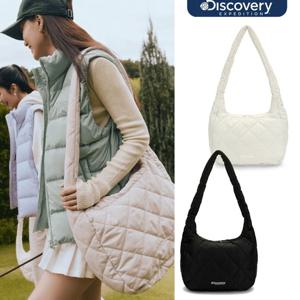 디스커버리 [택가119,000원] 공용 멜로즈 퀼팅 숄더백 L사이즈 호버백 DXCR0553N