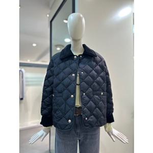 [CC콜렉트] 코듀로이 카라 배색 경량 구스 다운 (C254PSG181)