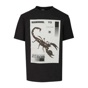 아디다스와이3 NBHD 그래픽 크루넥 코튼 티셔츠 KC8823 BLACK G