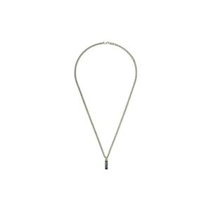 구찌 YBB678714003 (678714 J8410 1064) 태그 에나멜 로고 실버 목걸이