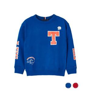 [타미힐피거칠드런2] 캠프 그래픽 스웨트셔츠 T42F7KKO500BT1 3T 16세