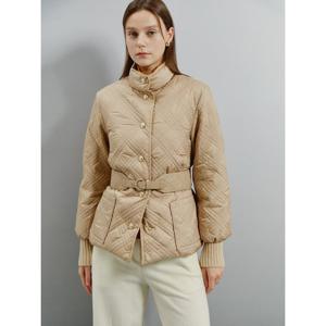 [아이잗컬렉션(피)]퀼팅 벨티드 패딩 점퍼 CRBA2PD311