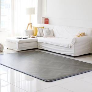 한일의료기 천년의아침 무자국 헤링본 차콜 전기장판 모노륨매트 특대형 270x183