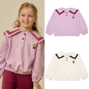 [래핑차일드]래핑차일드 세일러 카라맨투맨 84B19-332-70_JJ