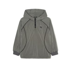 M MLB키즈후드티 NQK 7AHDR0246-50GRS 데일리 아웃도어 우븐 기모안감 후드 뉴욕양키스