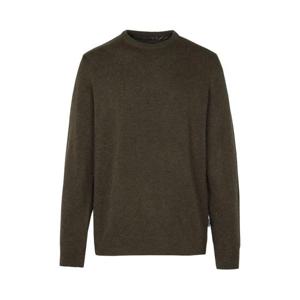 바버 엘보 패치 울 스웨터 MKN1576OL91