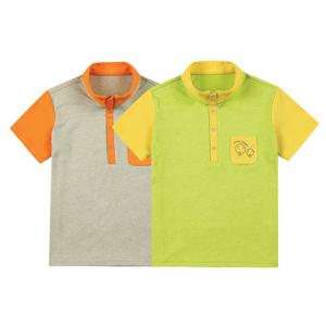 콜핑 남아동 속건성 등산 반팔 집업 티셔츠 1542TK704B