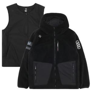 데상트 울트라 플리스 2IN1 세트 자켓 SP421SKTO2BLK