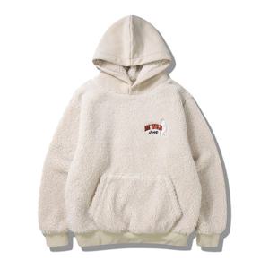 지프 남녀공용 뽀글이 블록 후드티 JP4THU402IV