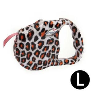 강아지자동리드줄 강아지 패션자동줄 프리고 L 자동줄 레오파드 캣