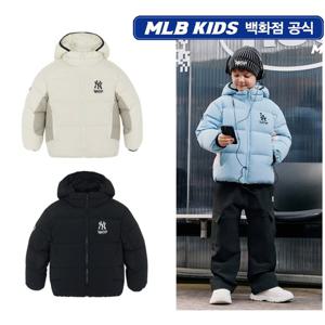 MLB키즈 스트릿 그래픽 덕다운 숏패딩 (7ADJB0756000)