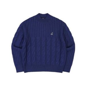 캉골긴팔티 CQK KPFC-KN18660BU 베이직 케이블 스웨터 1866 블루