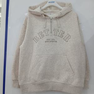 [에꼴리에][모다부평]유니 반집업 후드티/25D5401OT_BP