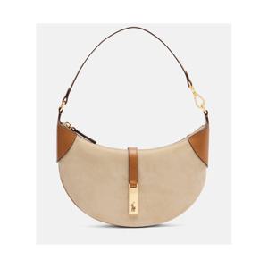 폴로 랄프로렌 Crescent 스몰 스웨이드 숄더 백 P01057806