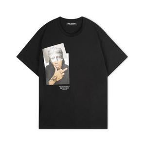 [꼬르소밀라노]닐바렛 남성 랩 컬스 프린트 블랙 반팔티 PBJT688A N540S 1874