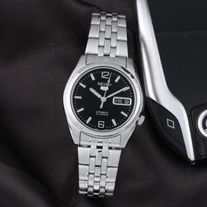 세이코5 SNK393K1 오토매틱 데이데이트 아날로그 클래식 남자 메탈 시계 c