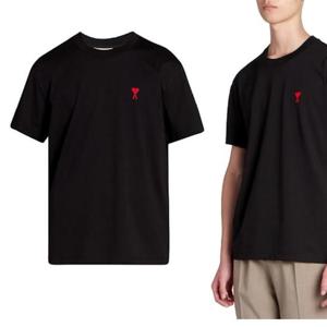 (럭스엘리스)아미 하트로고 반팔티셔츠 블랙 BFHJ108 723