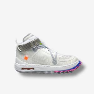 오프화이트 X 나이키 에어포스 1 미드 화이트 DO6290-100