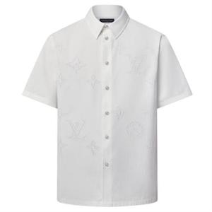 루이비통 모노그램 프린티드 쇼트 슬리브드 셔츠 1AIKB5