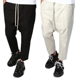 21SS 릭오웬스 드로스트링 크롭팬츠 RU21S6381 P