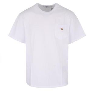 메종키츠네 폭스패치 포켓 반팔 GM00116KJ0008 P100